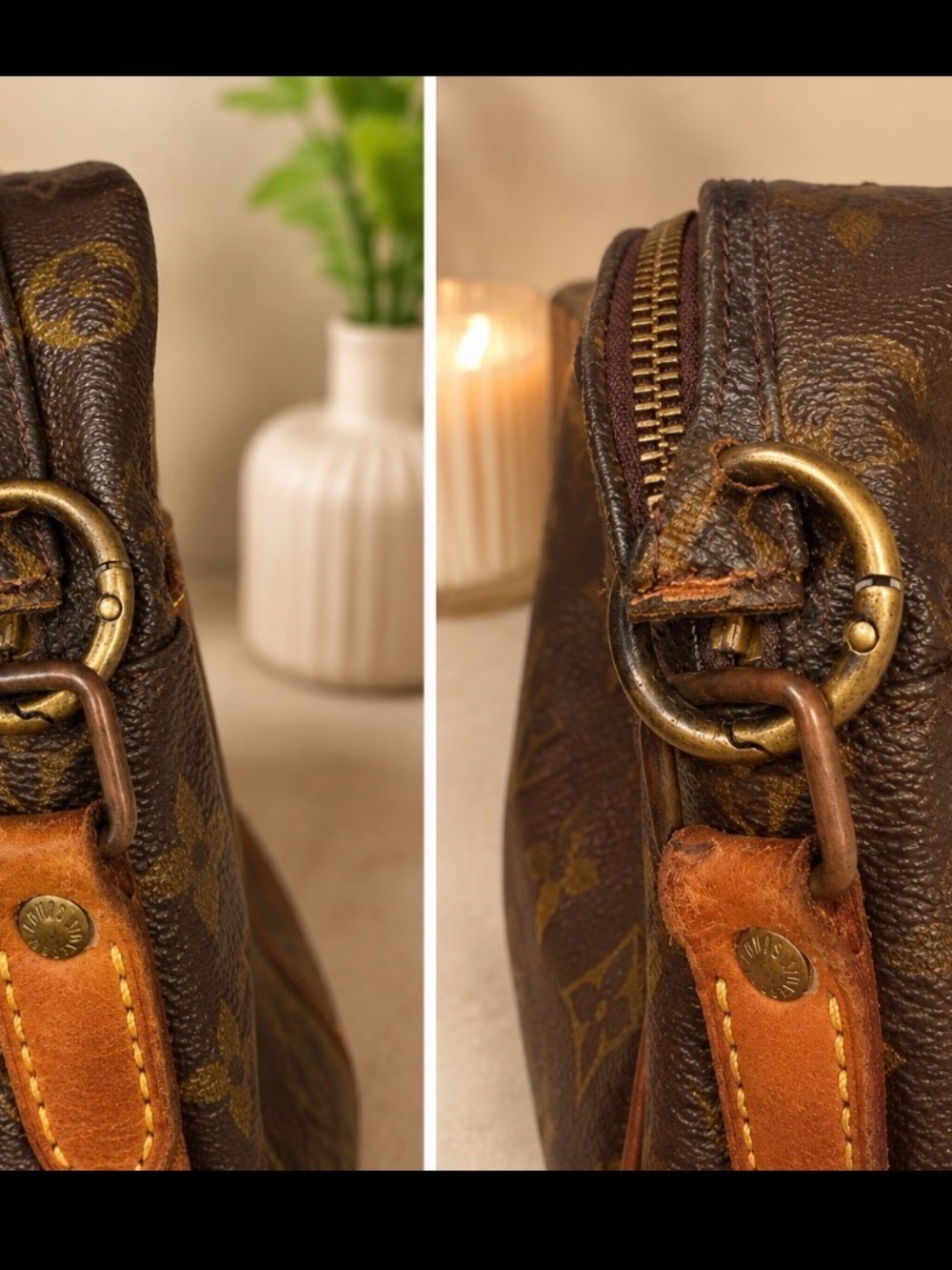 Authentic Louis Vuitton Monogram Crossbody with COA - Picture 3 of 6